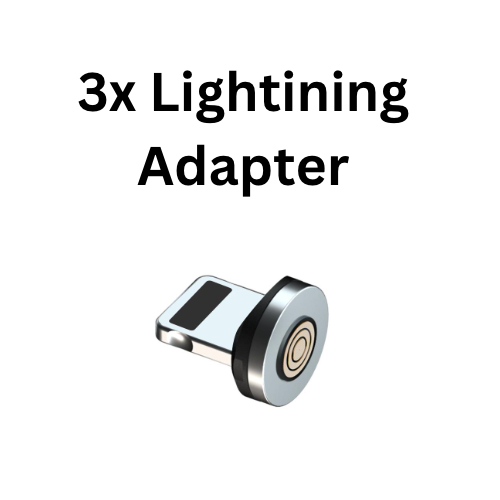 Magnet Ladekabel 3in1 USB C 27-60W Inkl. USB A ADAPTER